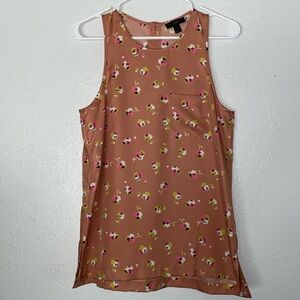 J.Crew Floral Sleeveless Blouse
